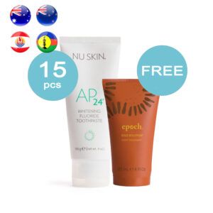 15 AP24 Whitening Toothpaste Free EPOCH Sole Solution Nu Skin Australia New Zealand French Polynesia New Caledonia
