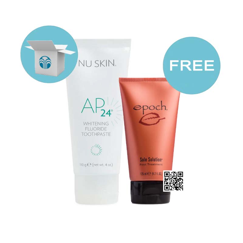 Nu Skin AP24 Whitening Fluoride Toothpaste Free Sole Solution