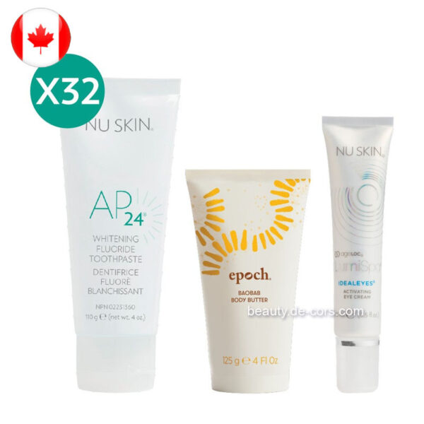 Nu Skin 32 AP24 Toothpaste Kit with idealEyes Baobab Canada