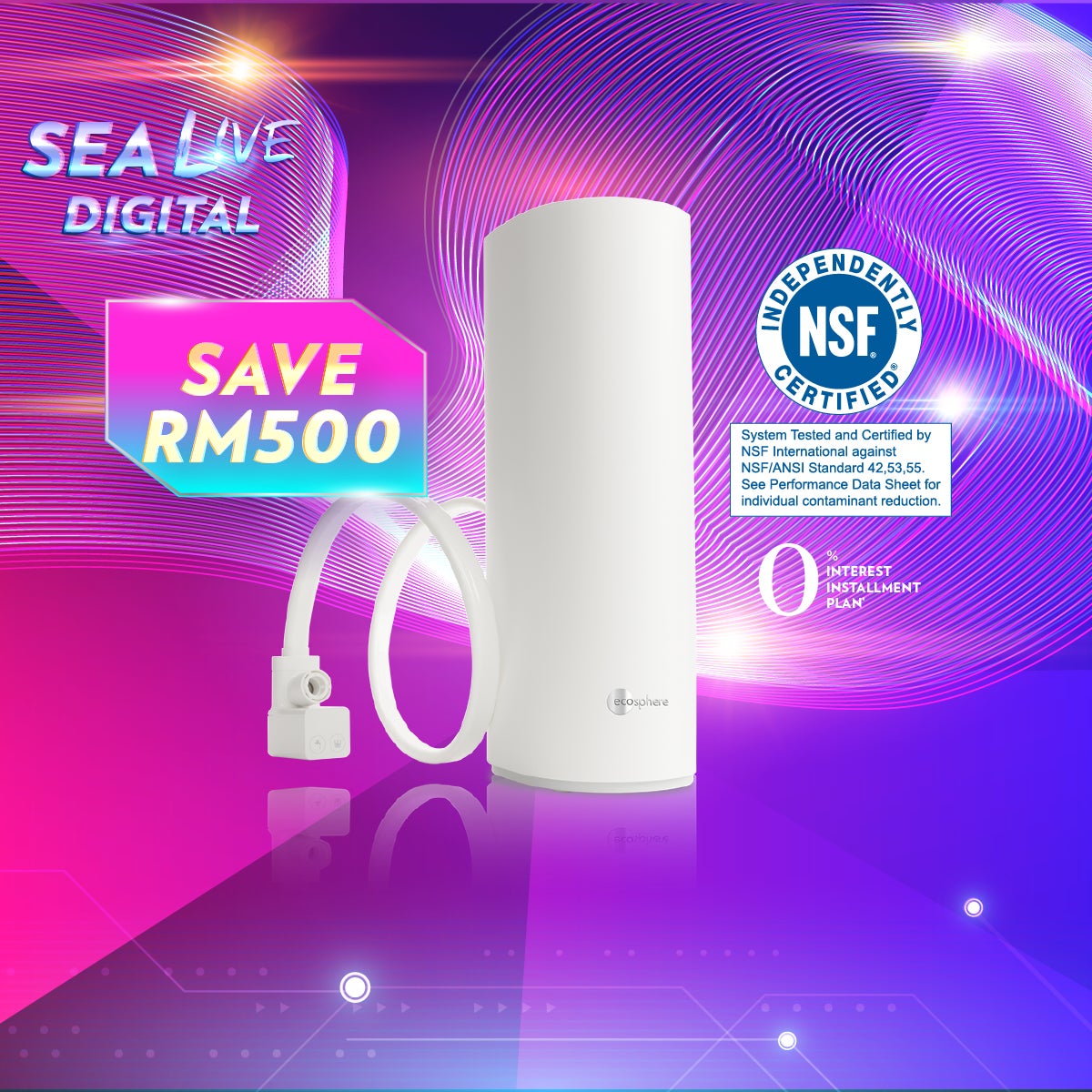 SEA L!VE Promotion - EcoSphere® Water Purifier