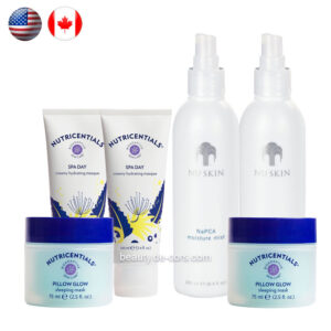 Nu Skin Nutricentials Bioadaptive Moisture Mist + Spa Day + Pillow Glow Kit USA Canada Distributor Price