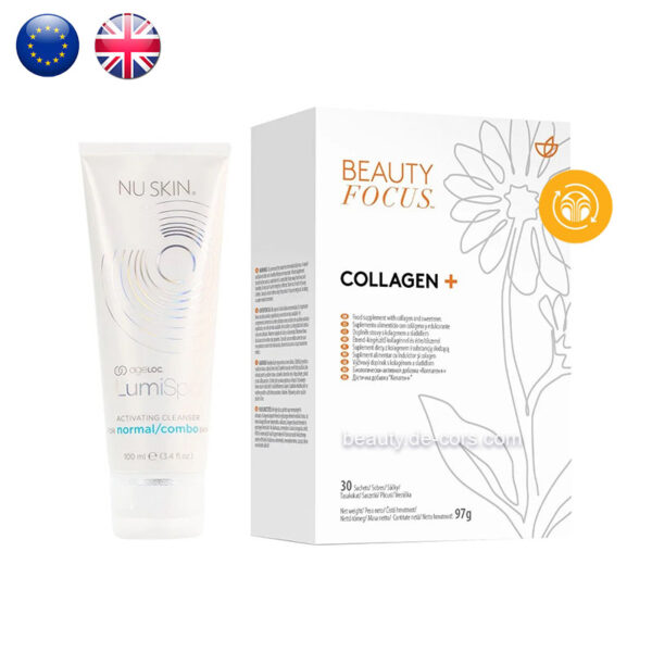 Beauty Focus Collagen+ & ageLOC LumiSpa Activating Face Cleanser - Normal Combination Skin UK EU EMEA