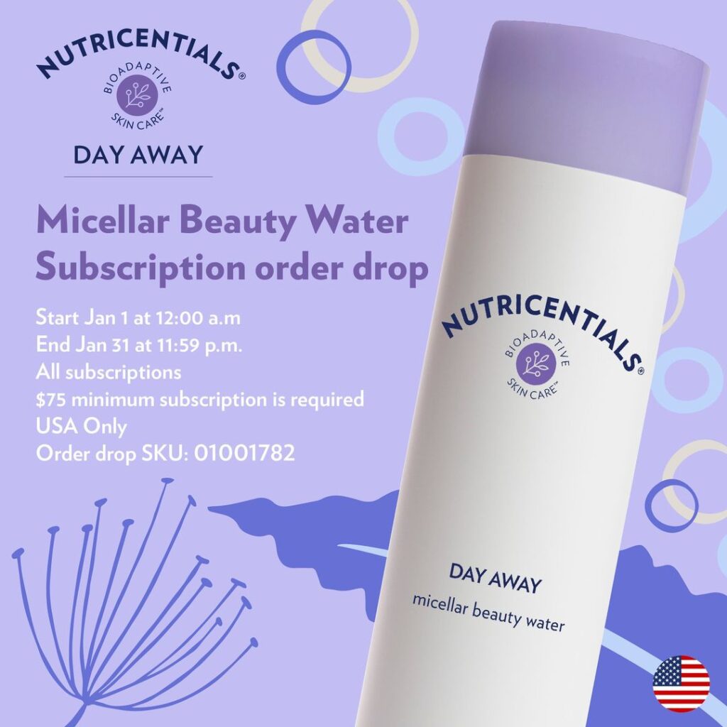January 2023 Nu Skin Products Give Away - Micellar Beauty Water